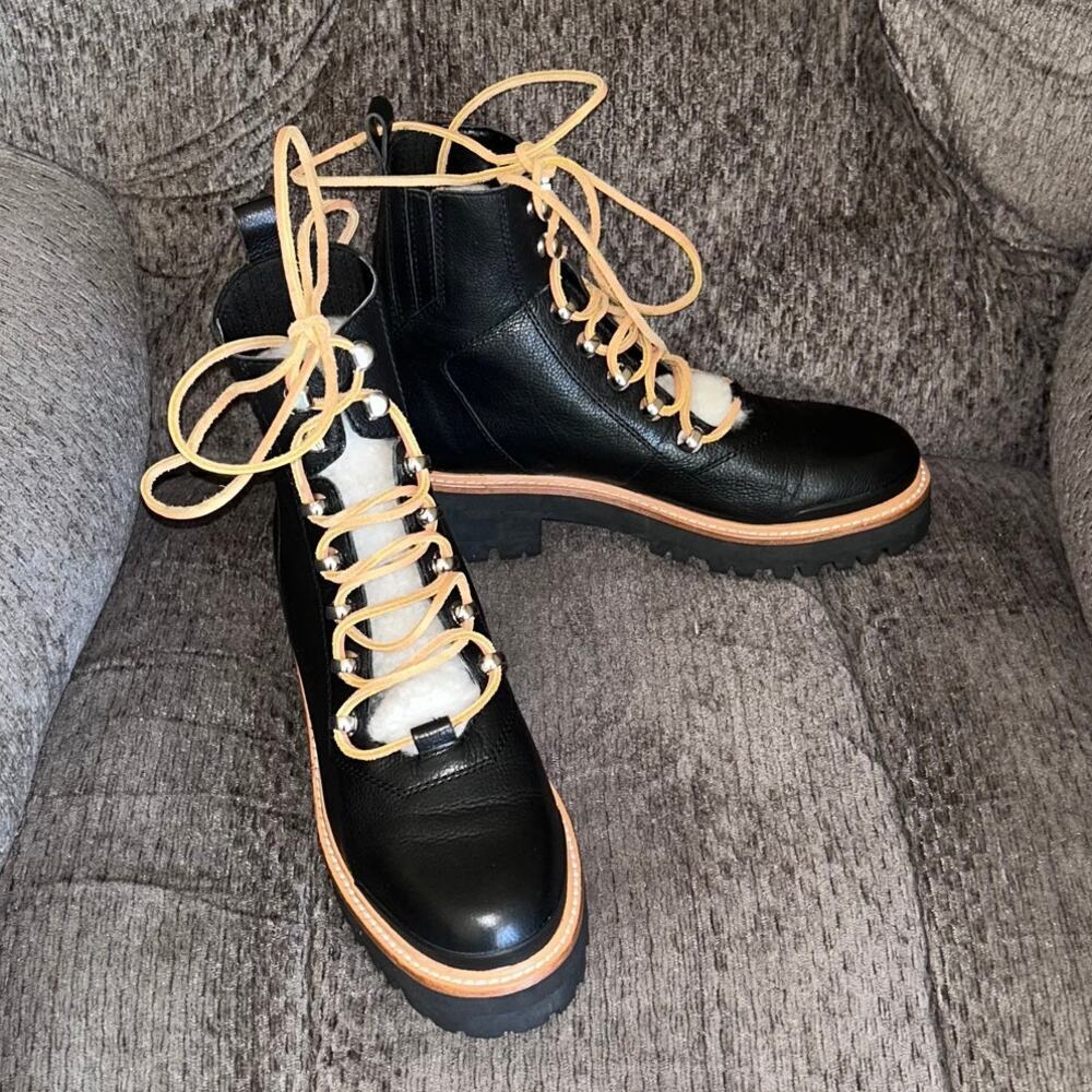 Marc Fisher LTD Izzie lug sole winter hiking boot women's Size 6 - Picture 3 of 9